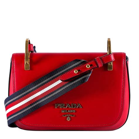 strap for prada bag|Prada bag with colorful strap.